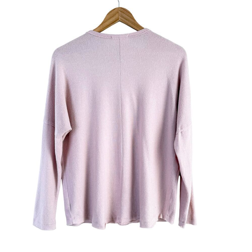 Korye x Stitch Fix V Neck Long Sleeve Soft Sweater in Ballet Pink,‎ Size Small - Picture 7 of 8